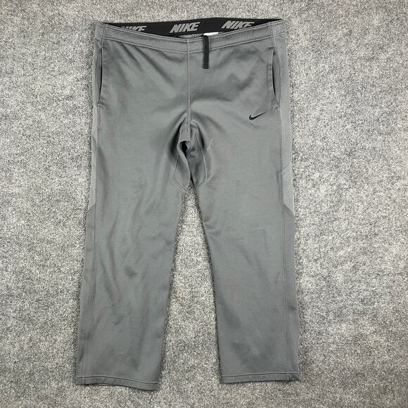 Nike Other - Nike Dri-Fit Pants Mens L Gray Athletic Running Tapered Stretch Breathable